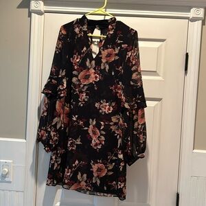 White house black market floral dress